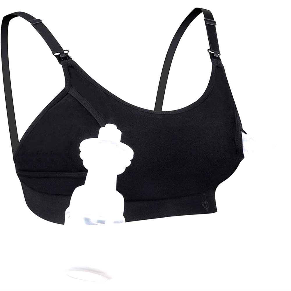 New Mom Cozy Hands-Free Pumping Bra